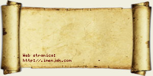 Ksenija Crnjanski vizit kartica